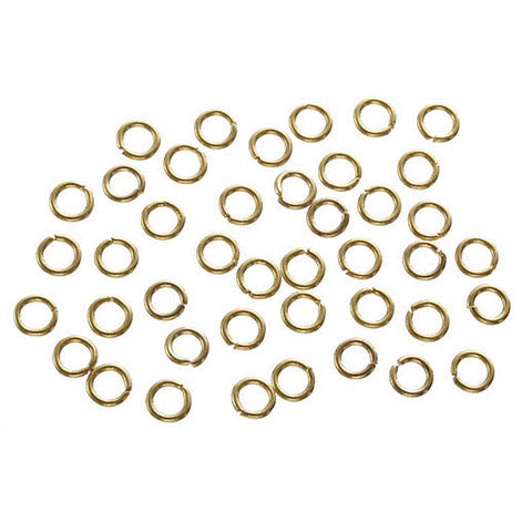 10.5MM Jump Ring-Gold-Plated (144 Pieces)