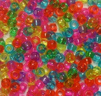 The Beadery Pony Beads 6mmX9mm 900/Pkg-Opaque White, 1 count - King Soopers