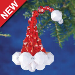 The Beadery® Santa's Hat Holiday Beaded Ornament Kit