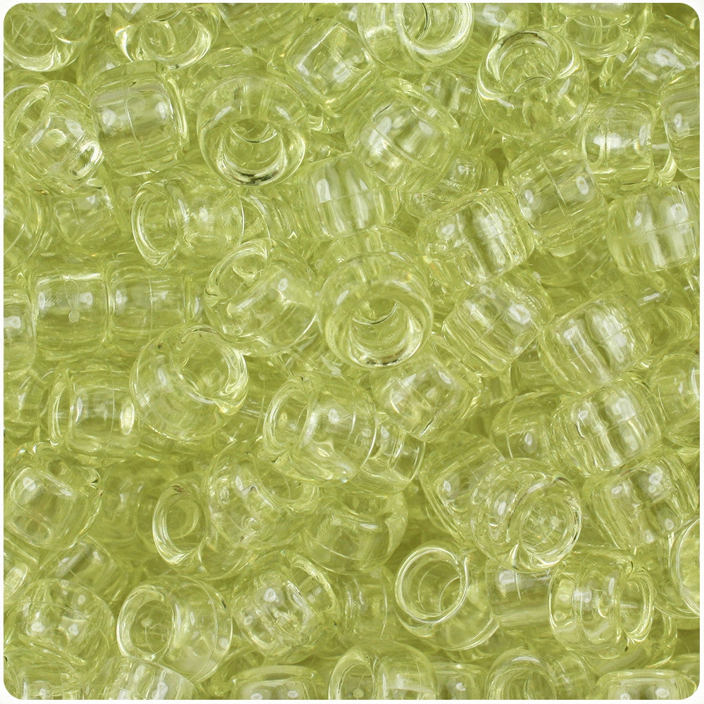 06 - Transparent Crystal Clear Pony Beads