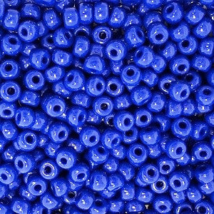 Pony Beads, 9x6mm, Opaque Neon Blue (650 Pieces)